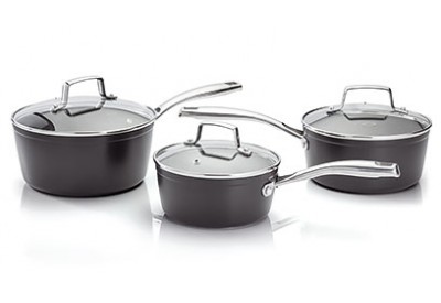 Stellar Rocktanium 3 Piece Saucepan Set